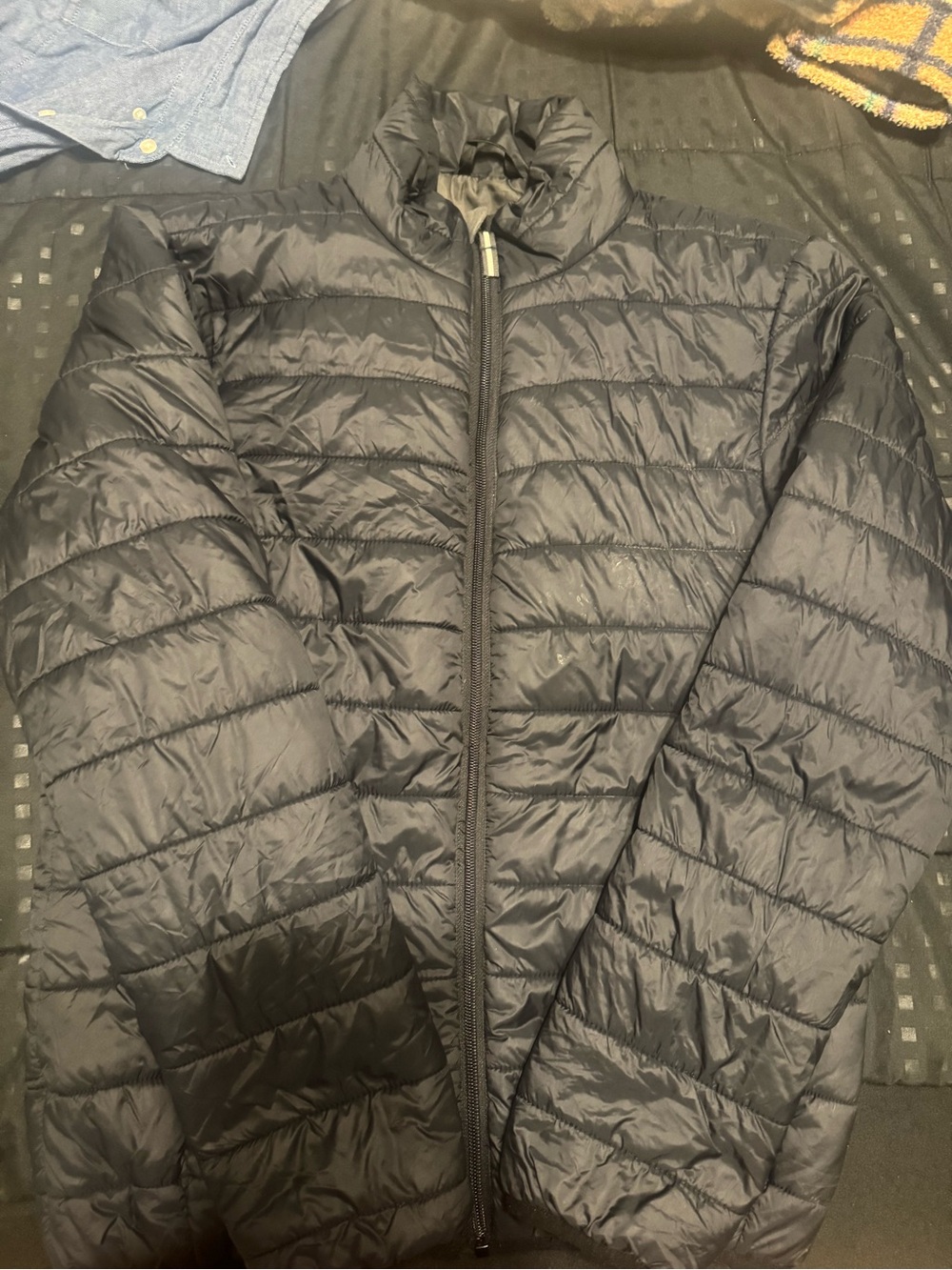 Goodfellow & Co Black Quilted Packable Puffer Jacket